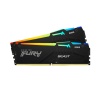 Ram PC Kingston Fury Beast RGB 32GB (2x16GB) 5600MHz DDR5 KF556C40BBAK2-32WP