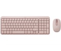 Bộ bàn phím chuột không dây Logitech MK250 Bluetooth Rose