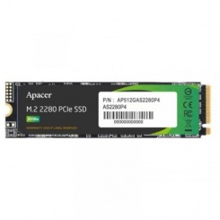 SSD APACER 256GB M.2 2280 PCIe Gen 3x4 AS2280P4