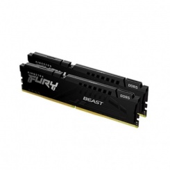 Ram PC Kingston Fury Beast Black 32GB (2x16GB) 5600MHz DDR5 KF556C40BBK2-32WP