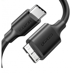 Ugreen 20103 1M màu đen Dây USB 3.0 sang USB-C US312 20020103