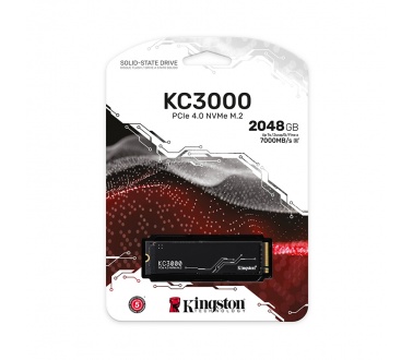 SSD Kingston 2TB M.2 2280 PCIe Gen 4x4 SKC3000D/2048G