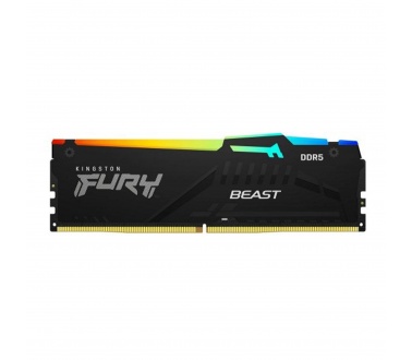 Ram PC Kingston Fury Beast RGB XMP DDR5 16GB 6400MHz KF564C32BBA-16