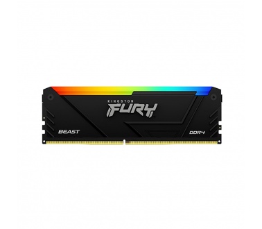 Ram PC Kingston Fury Beast RGB 8GB 3200MHz DDR4 KF432C16BB2A/8WP