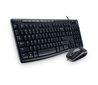 Bộ bàn phím và chuột có dây Logitech MK200