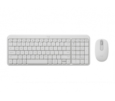 Bộ bàn phím chuột không dây Logitech MK250 Bluetooth Trắng