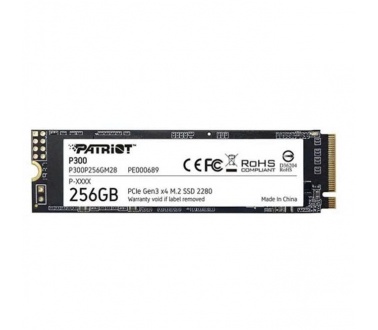  SSD PATRIOT P300 256GB M.2 2280 PCIe Gen 3x4 P300P256GM28