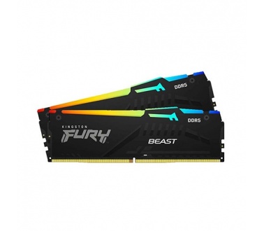 Ram PC Kingston Fury Beast RGB EXPO 64GB (2x32GB) 6000MHz DDR5  KF560C36BBE2AK2-64
