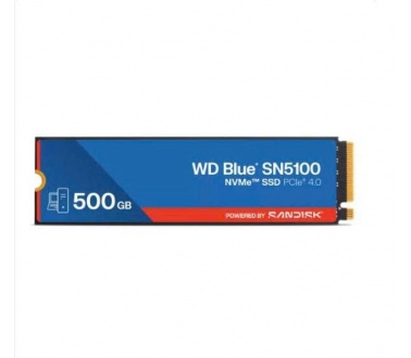 SSD Western Blue 500GB M.2 2280 PCIe Gen 4x4 SN5100 WDS500G5B0E