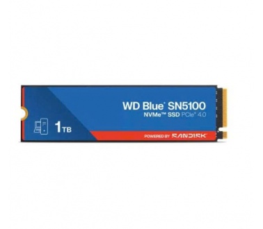 SSD Western Blue 1TB M.2 2280 PCIe Gen 4x4 SN5100 WDS100T5B0E