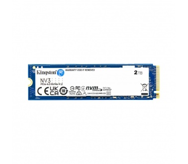 SSD Kingston 2TB M.2 2280 PCIe Gen 4x4 SNV3S/2000G