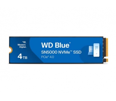 SSD Western Blue 4TB M.2 2280 PCIe Gen 4x4 SN5000 WDS400T4B0E